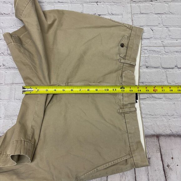 Vintage Ralph Lauren Rugby Men Flat Front Chino Shorts Size 36 Beige M294 -29 - Picture 4 of 16